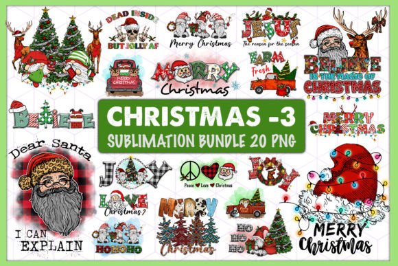 Christmas Sublimation Bundle 20 PNG Review for Real Projects