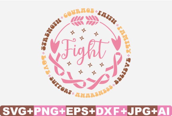 Fight Strength Courage Faith Family Love Embroidery Design Review