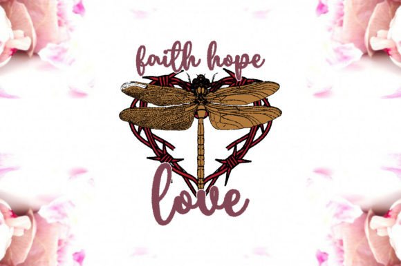 Free Faith Hope Love Dragonfly Heart PNG Review for Real Projects