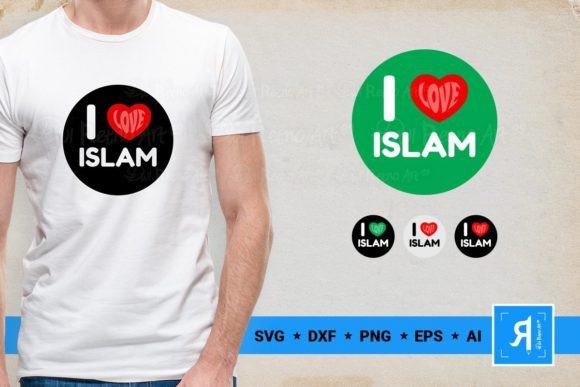 I Love Islam 4 Color Islamic SVG Review: A Faithful Design for Real Projects