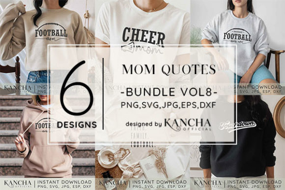 Mom Bundle Vol.8: A Designer’s Take on Football Mom Embroidery
