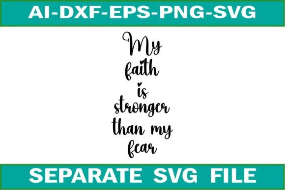 My Faith Is Stronger Than My Fear Embroidery Design Review
